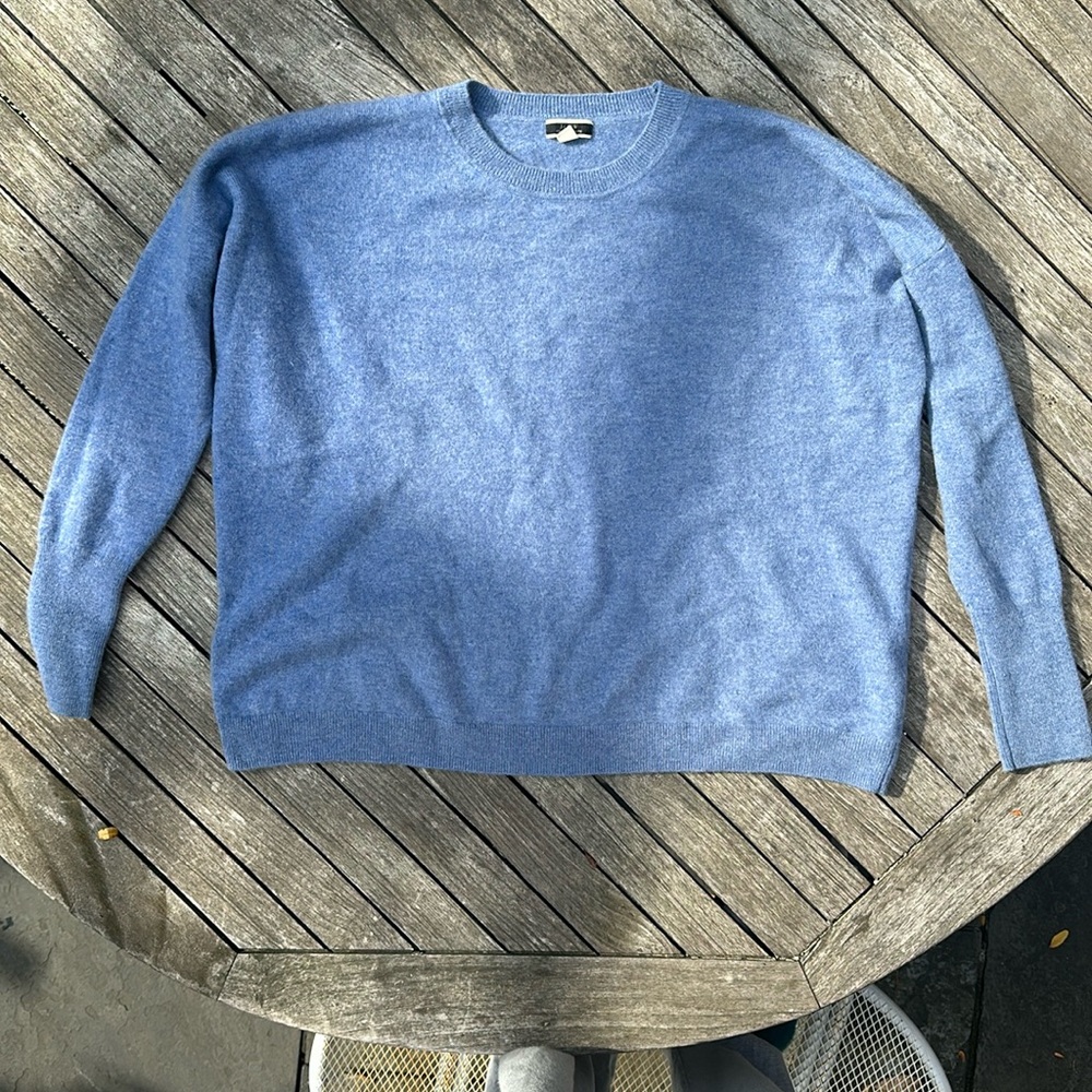 100% Cashmere Blue Jcrew Sweater